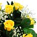 A dozen cheerful yellow roses bringing warm sunny feelings of happiness. Perfectly presented in a chic vase. A dozen cheerful yellow roses bringing warm sunny feelings of happiness. Perfectly presented in a chic vase.