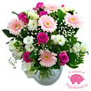 Baby Girl Flowers with PiggyBankKids