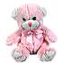 The cuddly velvety soft pink teddy bear. The cuddly velvety soft pink teddy bear.