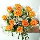 Dozen Orange Roses