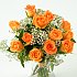 Twelve Orange Roses meaning Desire. Twelve Orange Roses meaning Desire.