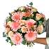 Pink Delight Bouquet - Packed with pink roses, germinis, hypericum and foliage.
