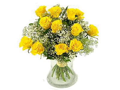 Dozen Yellow Roses