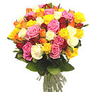 lovely mixed roses bouquet