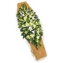 Lily Casket – fresh flowers for UK delivery by post – bouquets and arrangements from Clare Florist