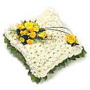 White Cushion – fresh flowers for UK delivery by post – bouquets and arrangements from Clare Florist