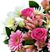 The Mother's Day Bouquet - Comprising of elegant pink roses and gerbera, pretty pink alstroemeria and carnations, fresh and fragrant pink lilies and gorgeous long lasting pink and white chrysanthemums. The Mother's Day Bouquet - Comprising of elegant pink roses and gerbera, pretty pink alstroemeria and carnations, fresh and fragrant pink lilies and gorgeous long lasting pink and white chrysanthemums.