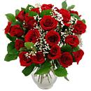 red rose bouquet
red roses
roses
24 red roses
gyp
gypsy grass
hypericum
red hypericum
beargrass