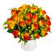 Full view of our Rose and Freesia hand-tied bouquet Full view of our Rose and Freesia hand-tied bouquet