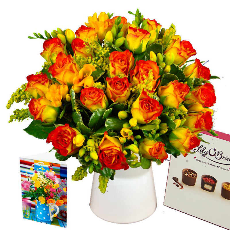 Rose & Freesia Gift Set half price special offer on subscriptions.