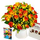 Rose and Freesia Gift Set