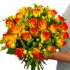 Full view of our Rose and Freesia hand-tied bouquet Full view of our Rose and Freesia hand-tied bouquet