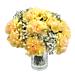 a close up of the elegantly simple Yellow Carnations a close up of the elegantly simple Yellow Carnations