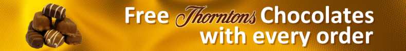 Free Thorntons Chocolates with every order