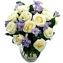 A vibrant bouquet for spring, Amethyst Bouquet is an arrangement of fresh flowers available now for next-day free delivery from Clare Florist