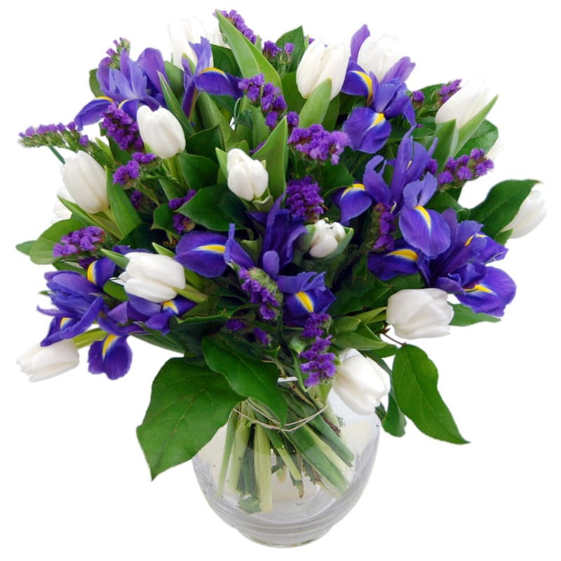 blue dew bouquet