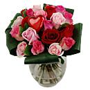 A selection of red and pink roses, a perfect to say I love you from Clare Florist