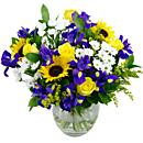 A fitting bouquet for spring. Spring time meadow an arrangement of fresh flowers available now for next-day free delivery from Clare Florist