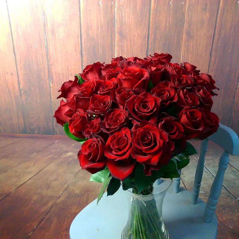 Valentine's Day 36 Red Roses Bouquet