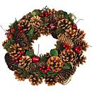 a small image of our yuldetide wreath, order this festive wreath for christmas with clare florist