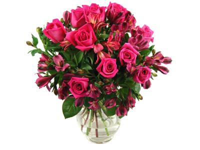 Cerise Rosmeria bouquet