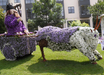 My favourite! The God Freyr in his chariot, pulled by boar