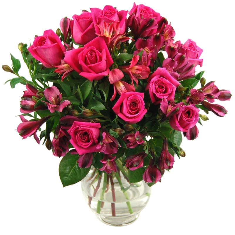 Image of Cerise Rosmeria Bouquet