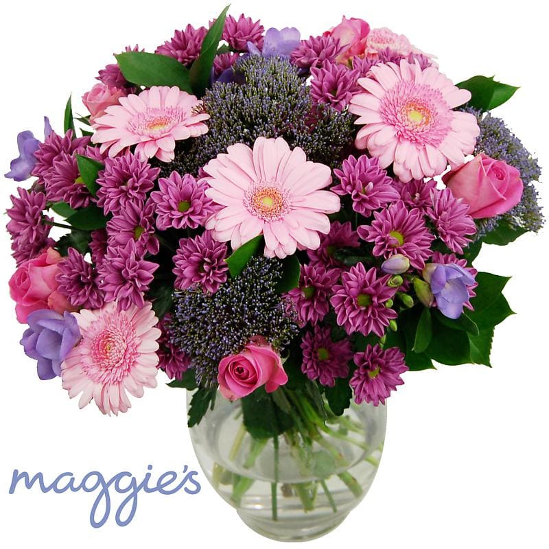 Maggie's Pink Fresh Flowers Free UK Delivery