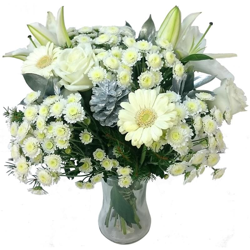 christmas flower arrangements by post