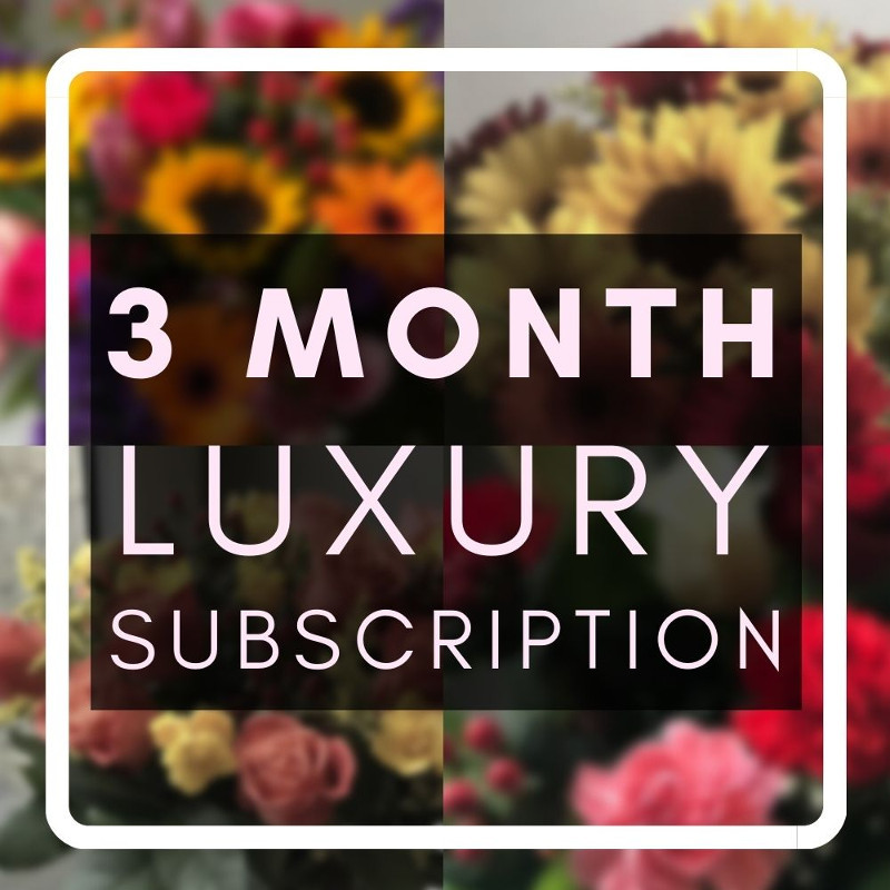 3 Month Luxury Flower Subscription