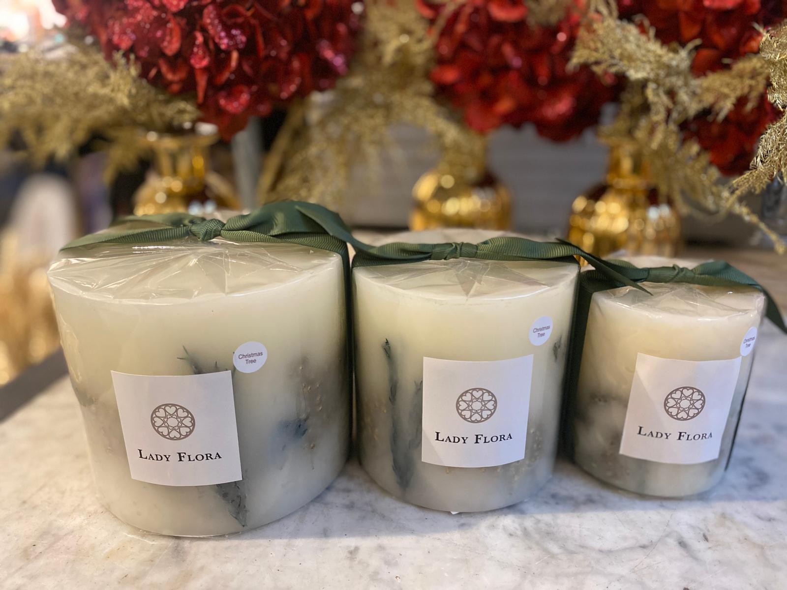 Christmas Tree Medium Candle 