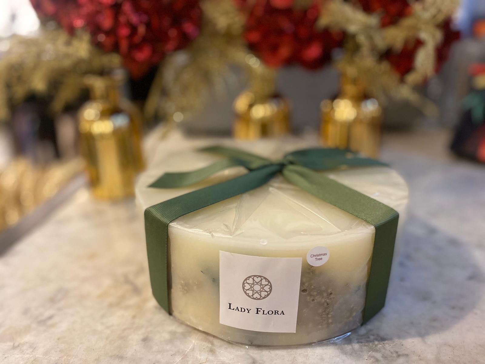 Christmas Tree Multiwick Candle 