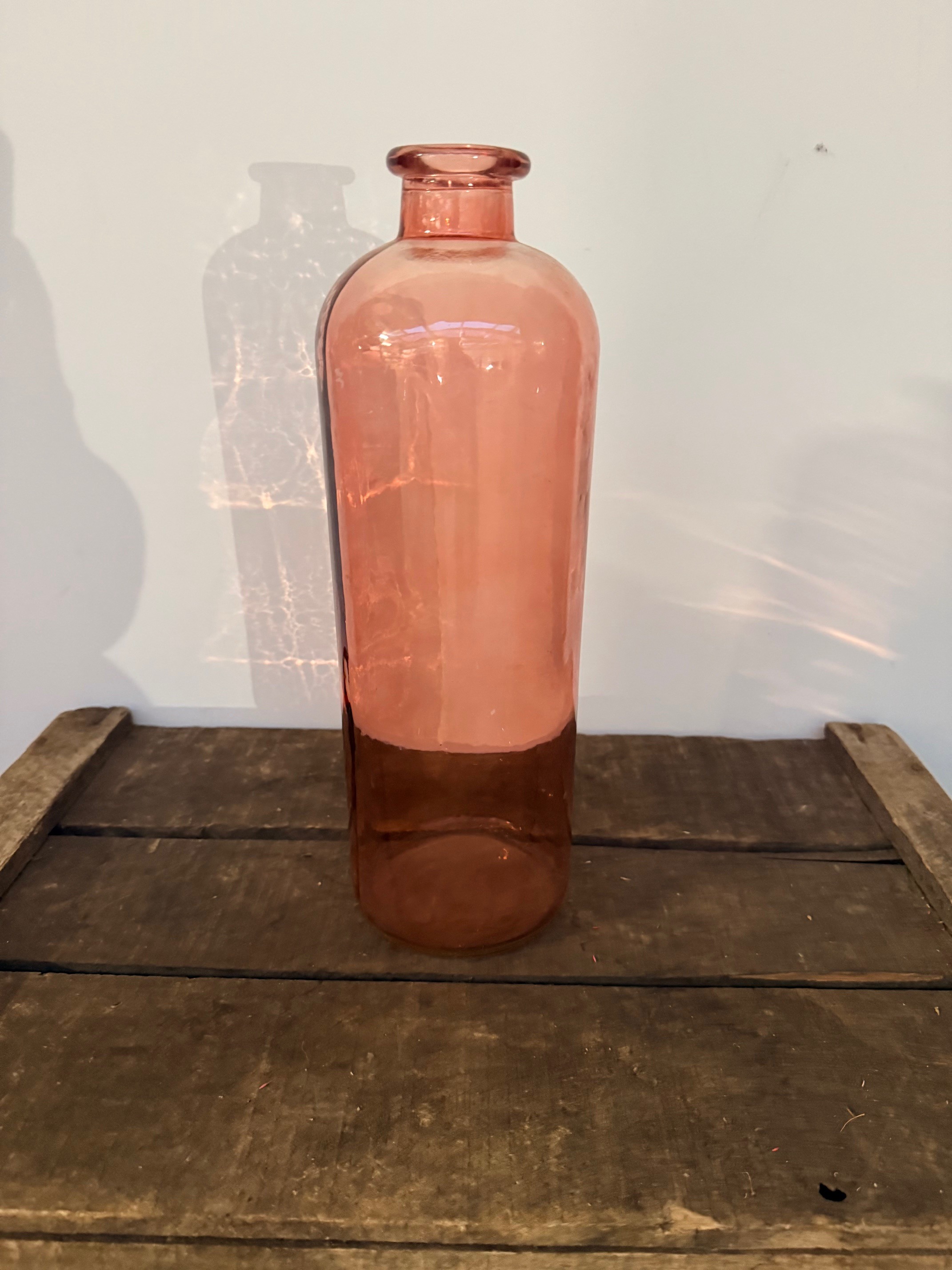 Orange Bottle Vase