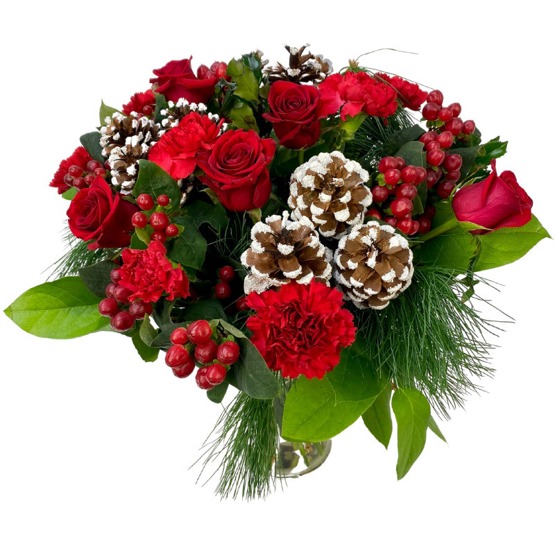 Image of Christmas Roses & Carnations