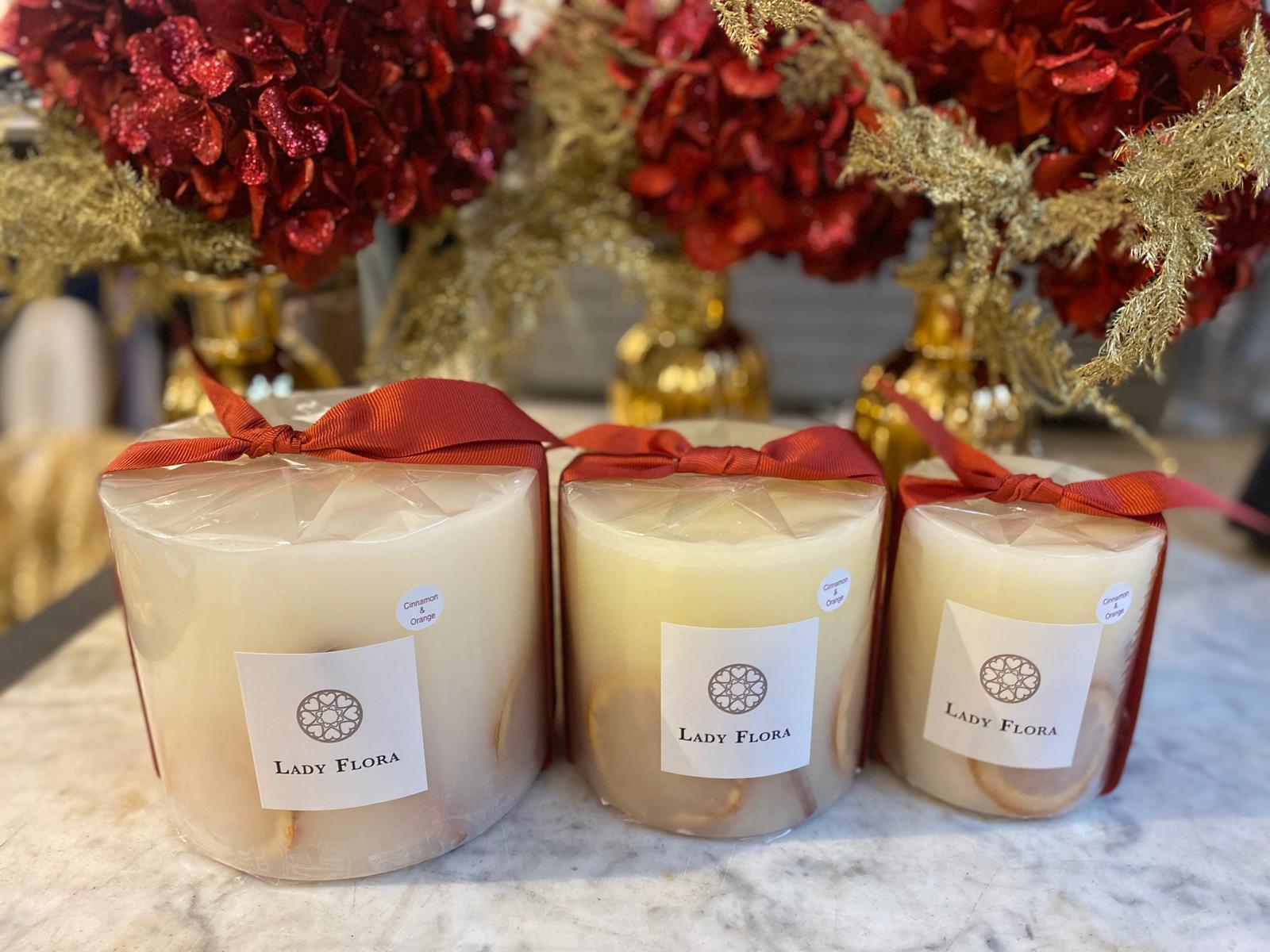 Cinnamon and Orange Medium Candle 