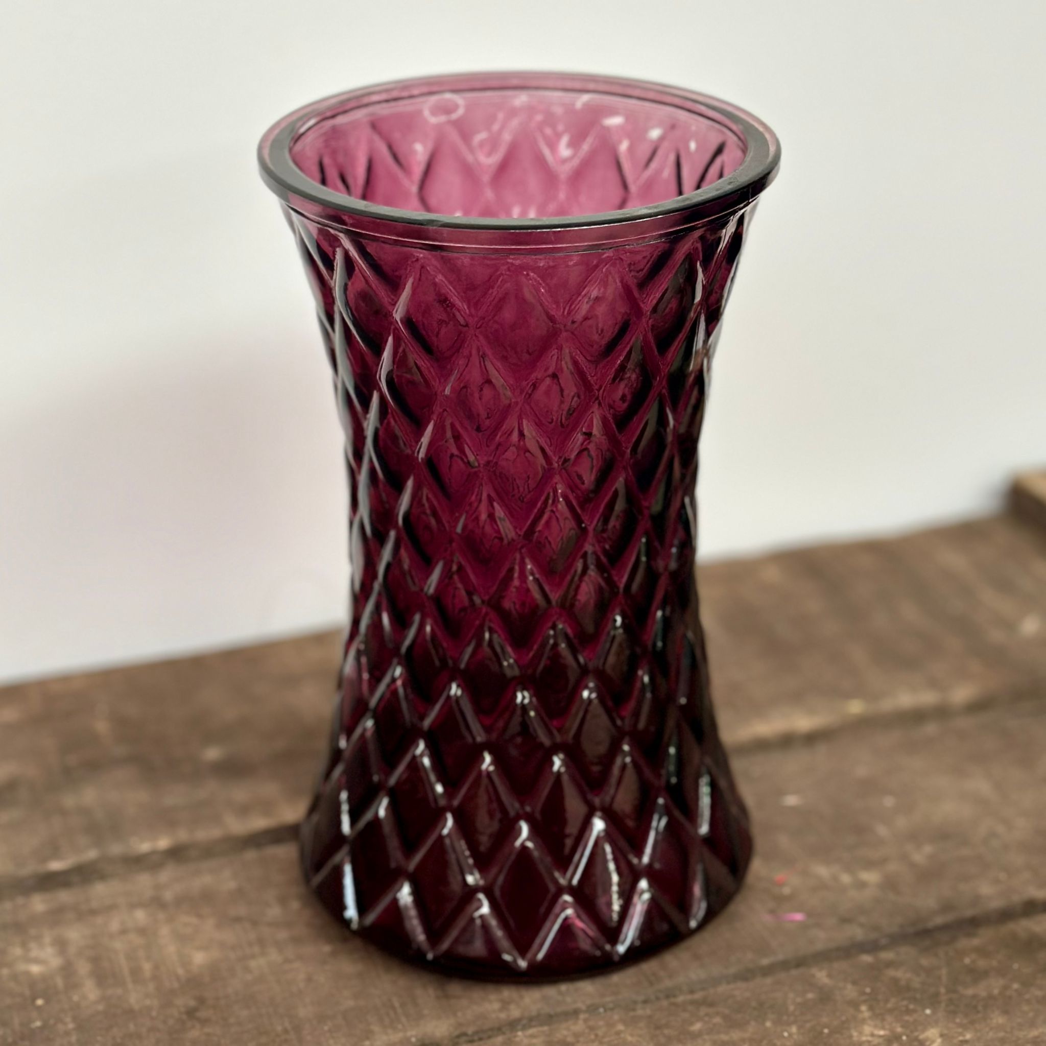 Purple Diamond Vase 