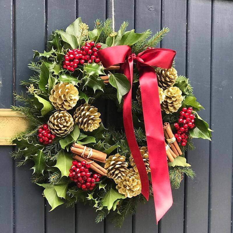 Christmas door wreaths uk