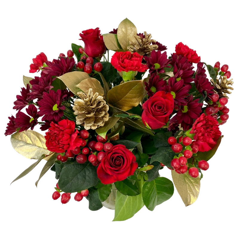 Gilded Christmas Bouquet image