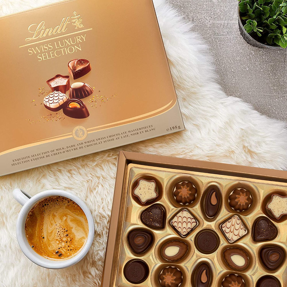 Lindt Swiss Luxury Selection Chocolates with Free Delivery image