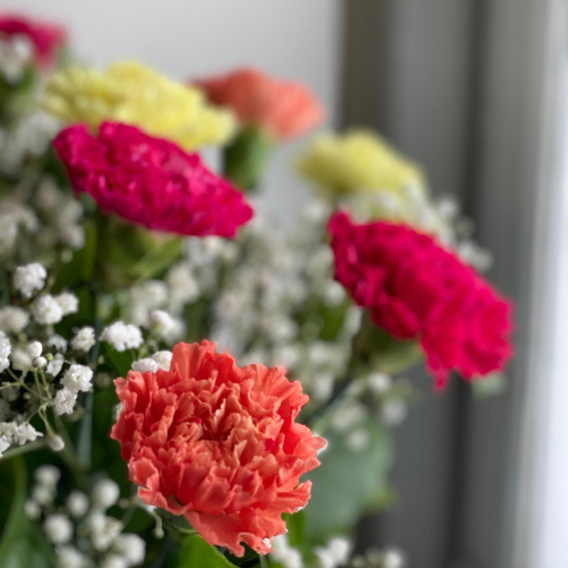 Mixed Carnations for UK flower delivery from Clare Florist.