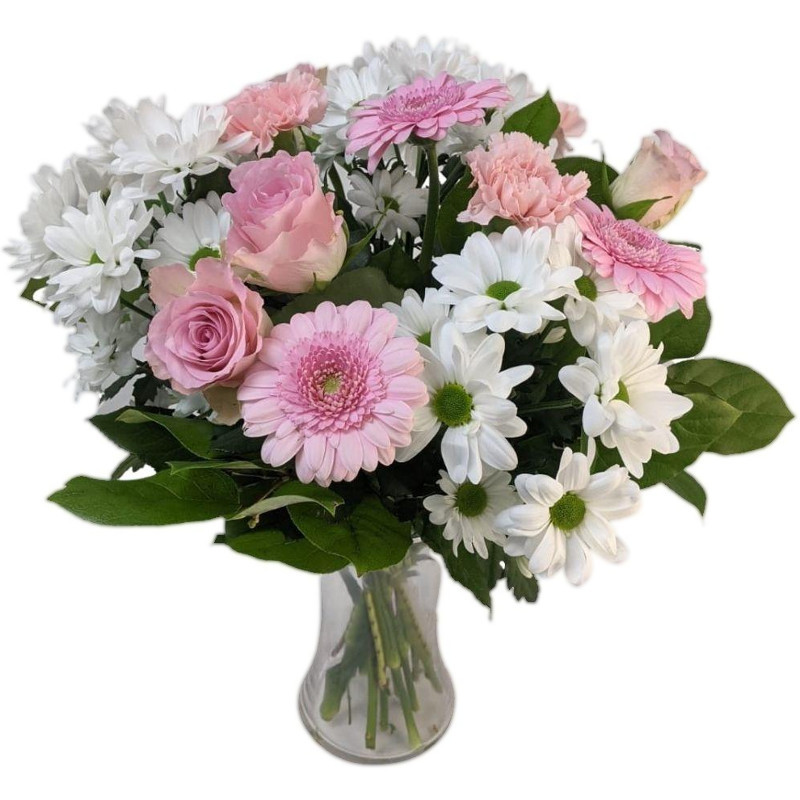 Image of Precious Pink & White Bouquet