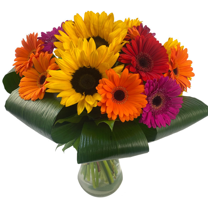Sunflower and Germini Bouquet