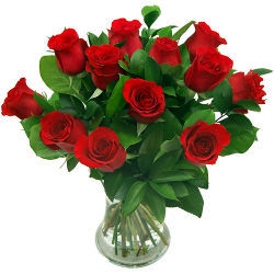 True Romance 12 Red Roses