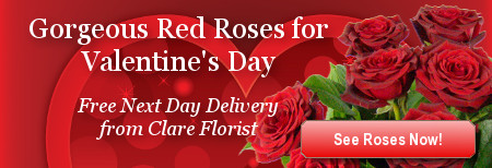 Valentines Day Flowers from Clare Florist